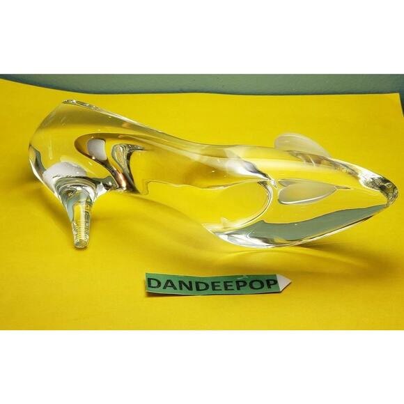 Disney Cinderella Glass Slipper Shoe Bleikristall Germany Lead Crystal - Picture 9 of 12